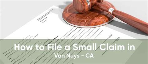 van nuys small claims court|small claims case los angeles.